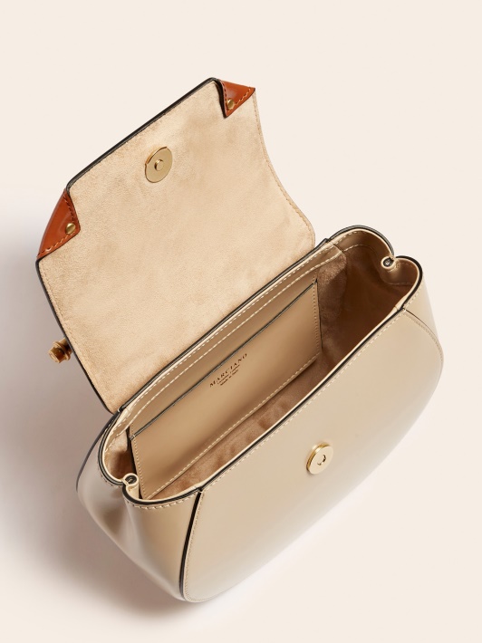 Spėk Rudas Alia Tikros Odos Mini Crossbody Bag