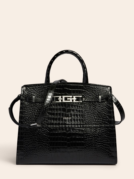 Juoda Guess Megan Luxe Tikros Odos Rankinė