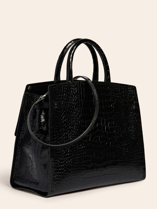 Juoda Guess Megan Luxe Tikros Odos Rankinė