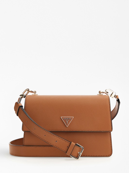 Rudas Spėjimas Alexie Saffiano Mini Crossbody