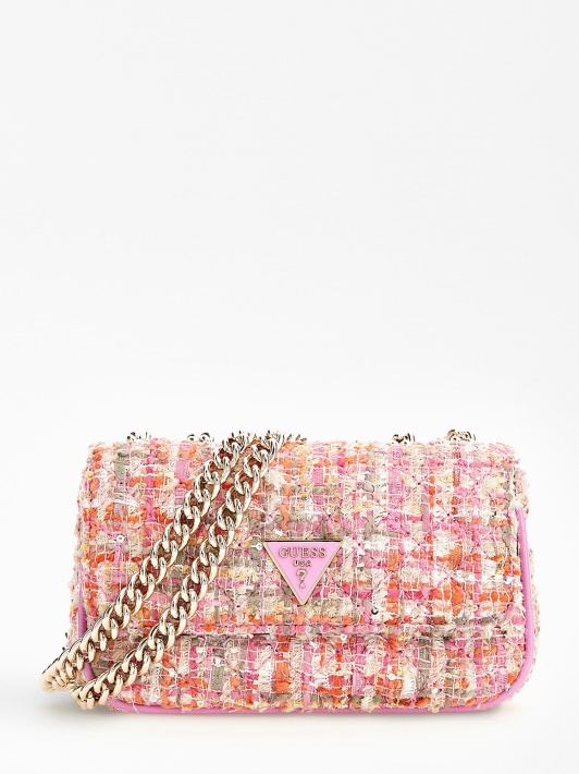 Kibirkštis Tvido Mini Crossbody Rožinė Spėjimas