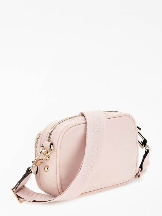 Gemma Saffiano Mini Crossbody Guess Rožinė