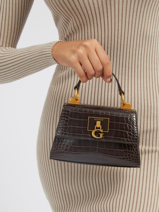 Spėk Stephi Croc Print Rankinė Ruda