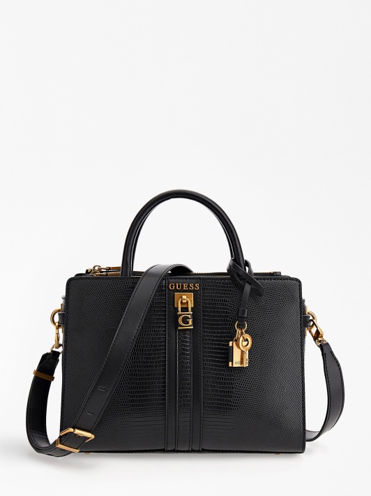 Atspėti Ginevra Python-print Rankinė Juoda