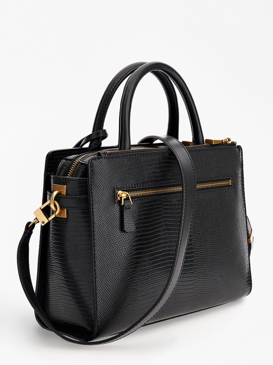 Atspėti Ginevra Python-print Rankinė Juoda