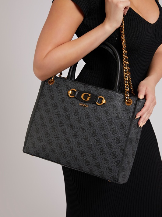 Izzy 4g Logo Maxi Rankinė Guess Pilka