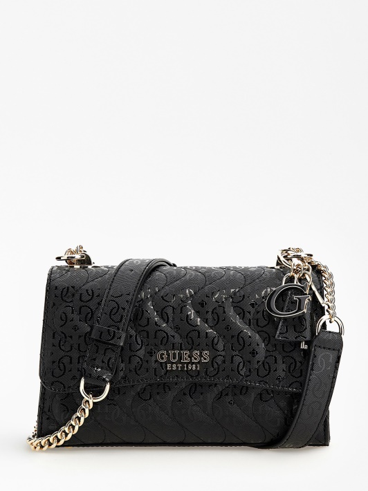 Sasky 4g Logotipas Mini Crossbody Juodas Spėjimas