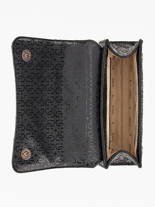 Sasky 4g Logotipas Mini Crossbody Juodas Spėjimas