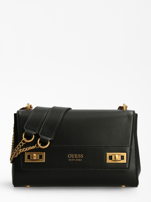 Juoda Katey Dygsniuota Crossbody Bag Spėlionė