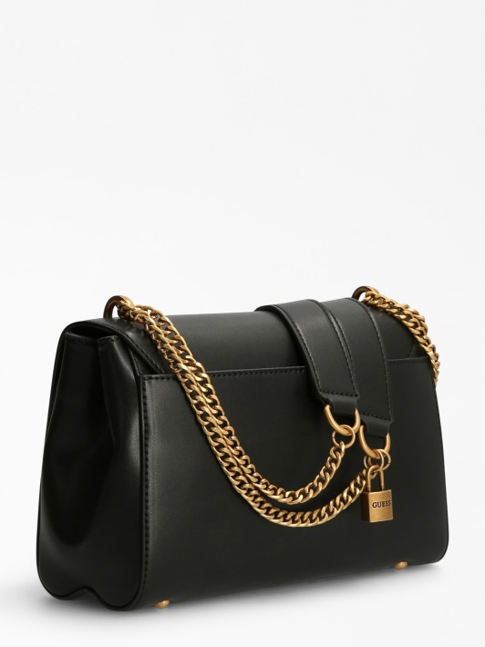 Juoda Katey Dygsniuota Crossbody Bag Spėlionė