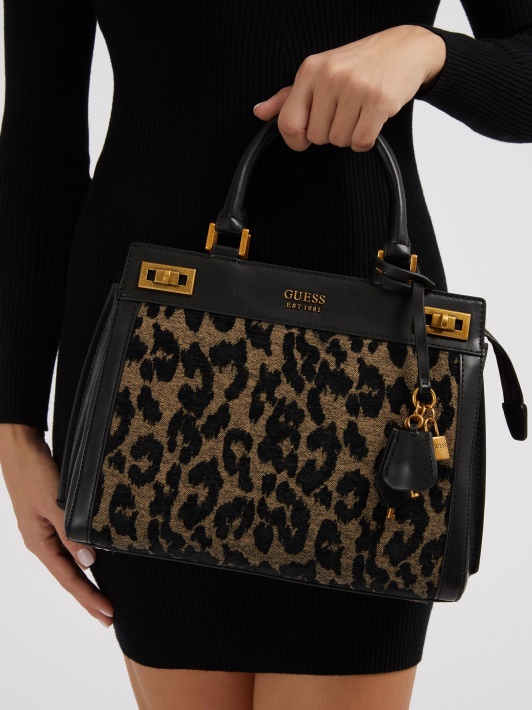 Juoda Guess Katey Animalier Rankinė