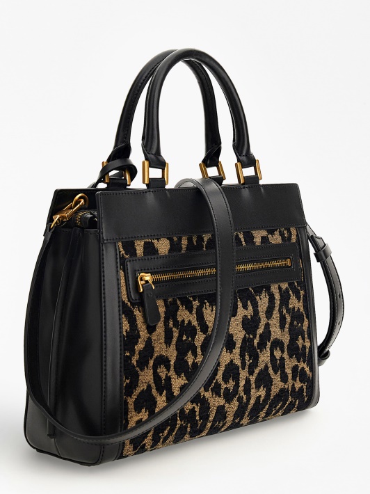 Juoda Guess Katey Animalier Rankinė