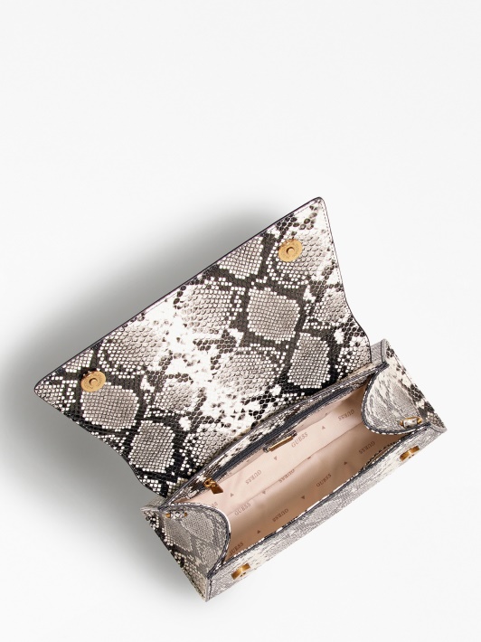 Katey Python Print Rankinė Guess Juoda