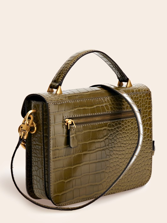 Retour Croc Print Mini Rankinė žalia Spėlionė
