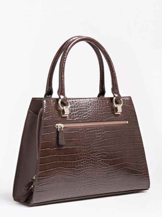 Stephi Croc Print Rankinė Guess Ruda