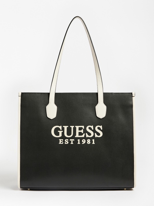 Juodas Guess Silvana Pečių Krepšys