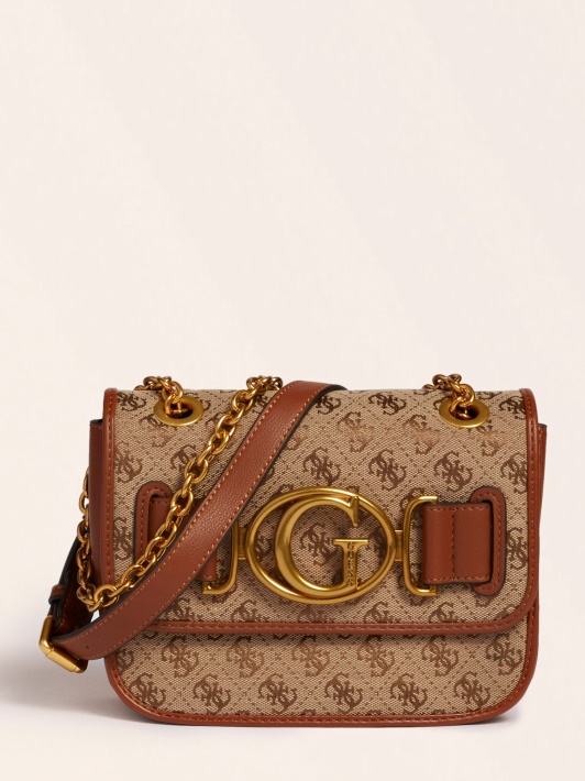Guess Aileen 4g Logotipai Crossbody Bag Ratai
