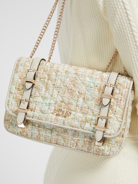 Adamas Tvidas Crossbody Blue Spėjimas