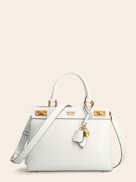 Katey Croc Print Rankinė Balta Spėjimas