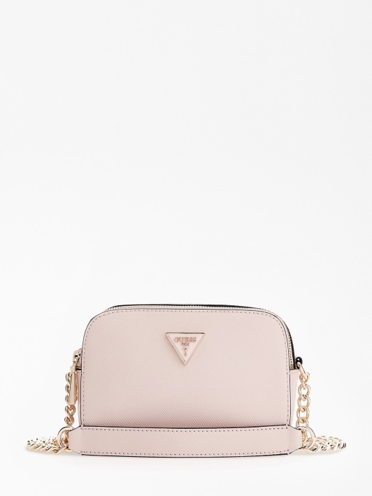 Spėkite Alexie Saffiano Mini Crossbody Rožinė