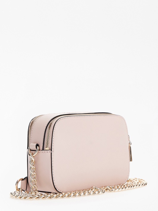 Spėkite Alexie Saffiano Mini Crossbody Rožinė