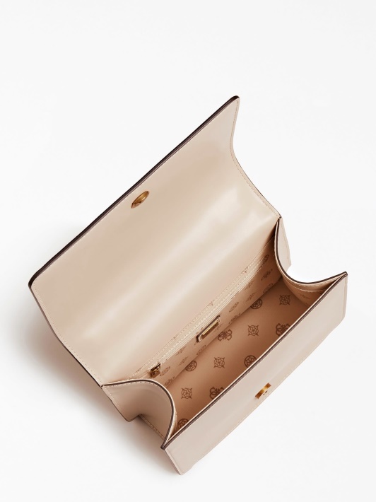 Guess Abey Mini Crossbody Cream