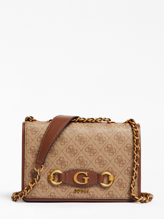 Izzy 4g Logotipas Mini Crossbody Bag Brown Spėti