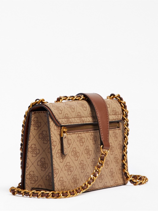 Izzy 4g Logotipas Mini Crossbody Bag Brown Spėti