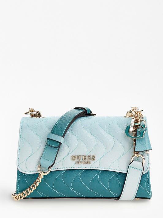 šviesiai Mėlynas Sasky 4g Logotipas Mini Crossbody Guess