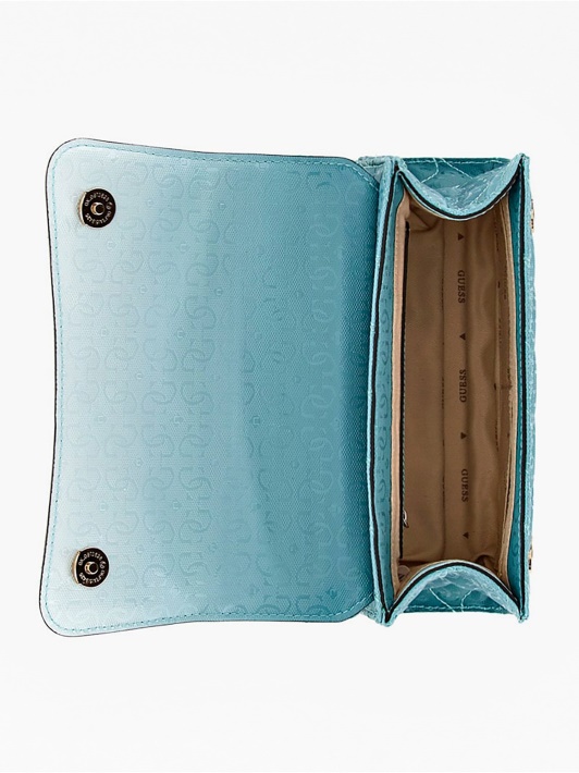 šviesiai Mėlynas Sasky 4g Logotipas Mini Crossbody Guess