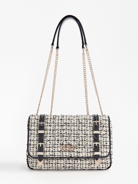 Adamas Tvidas Crossbody Atspėti Juodas