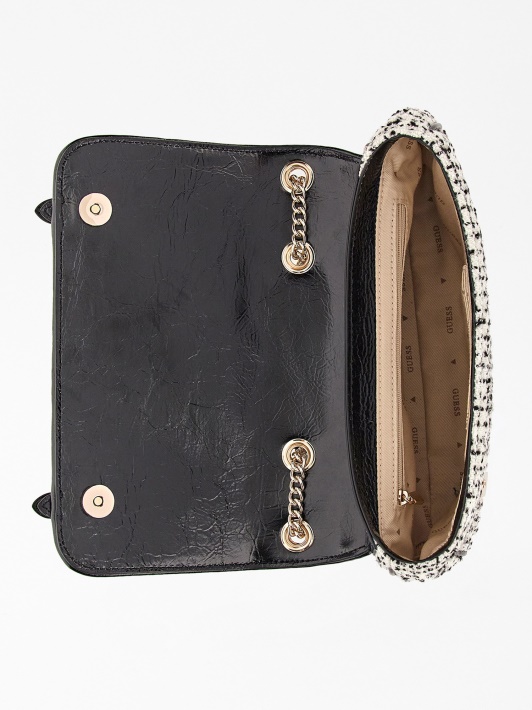 Adamas Tvidas Crossbody Atspėti Juodas