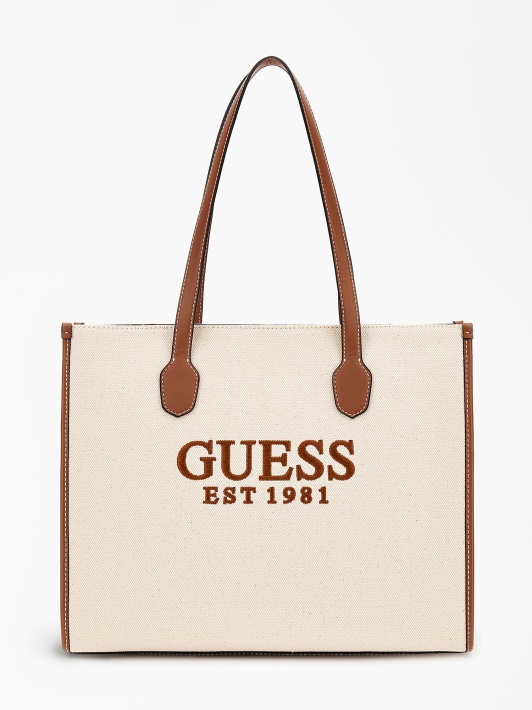 Rudas Guess Silvana Logotipo Krepšys Per Petį