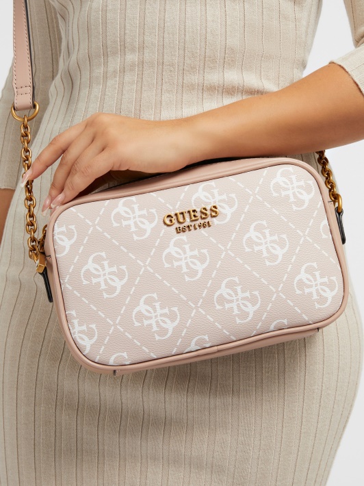 Atspėkite Berta 4g Logotipą Mini Crossbody Rožinė