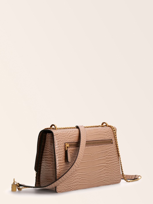 Kreminė Katey Croc Print Mini Crossbody Bag Spėlionė