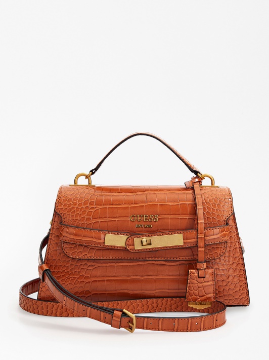 Spėk Enisa Croc Print Rankinė Ruda