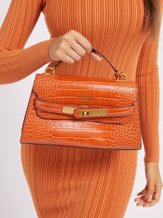Spėk Enisa Croc Print Rankinė Ruda