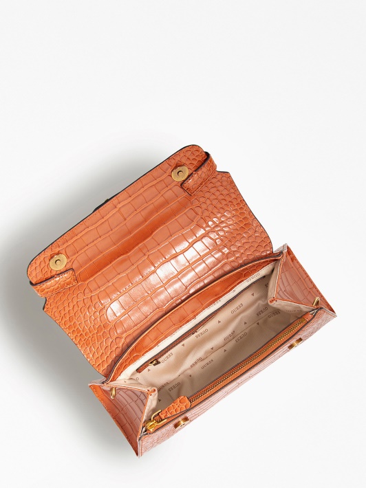 Spėk Enisa Croc Print Rankinė Ruda