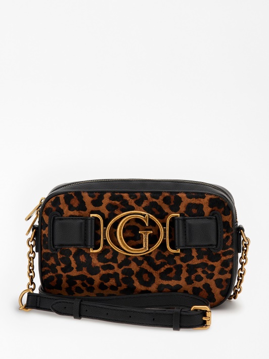Atspėkite Animalier Aviana Natūralios Odos Mini Crossbody