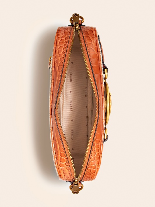 Rudas Aviana 4g Logotipas Crossbody Bag Spėlioti