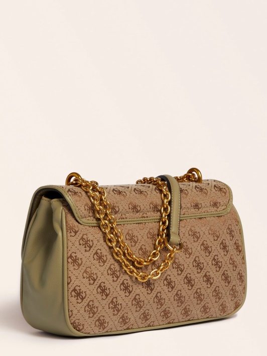 Atspėkite žalią Aileen 4g Logotipą Crossbody Krepšys