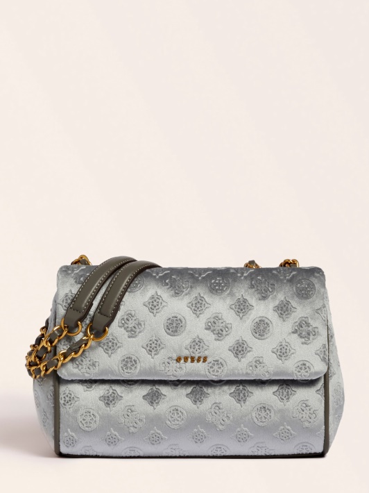 Kimi Velvet Crossbody Bag Pilkas Spėjimas