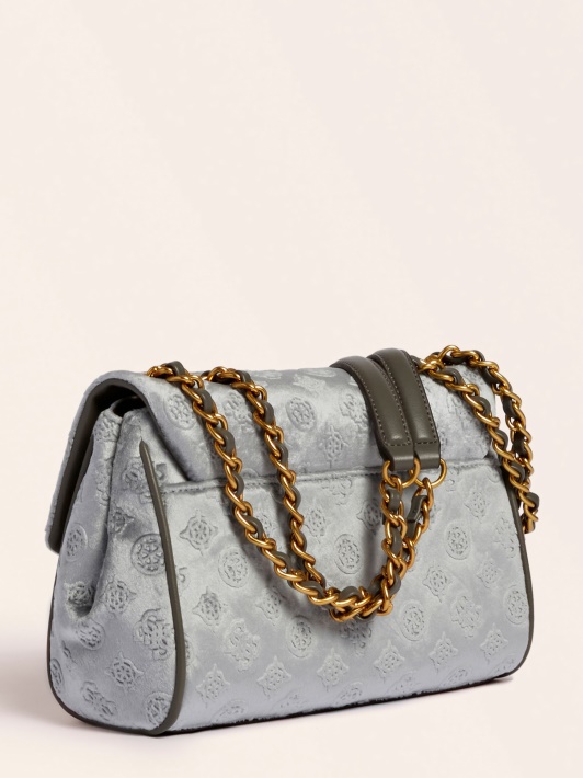 Kimi Velvet Crossbody Bag Pilkas Spėjimas