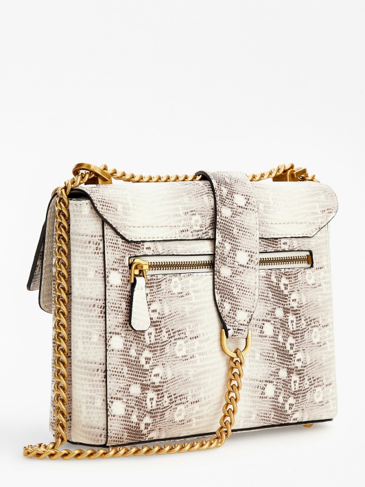 Shenny Python-print Mini Crossbody Grey Multi Spėjimas