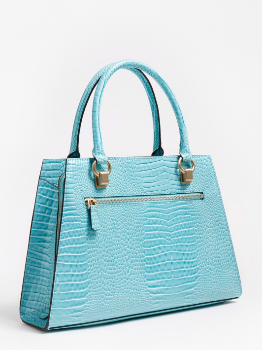 Stephi Croc Print Rankinė šviesiai Mėlyna Spėjimas