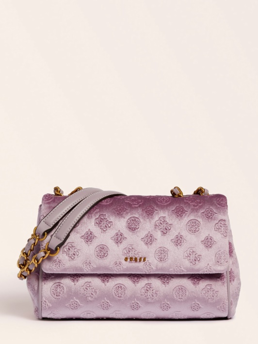 Alyvinė Kimi Aksominė Crossbody Bag Spėlionė