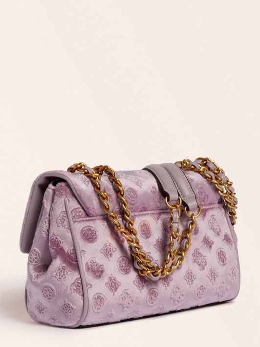 Alyvinė Kimi Aksominė Crossbody Bag Spėlionė