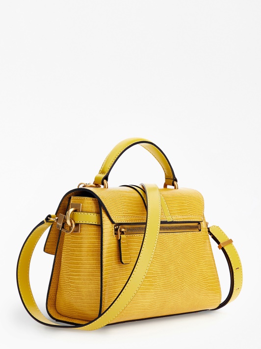 Spėk Ginevra Python-print Mini Rankinė Geltona