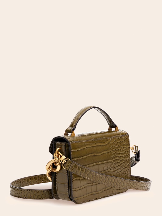Atspėti Retour Croc Print Mikro Rankinė žalia