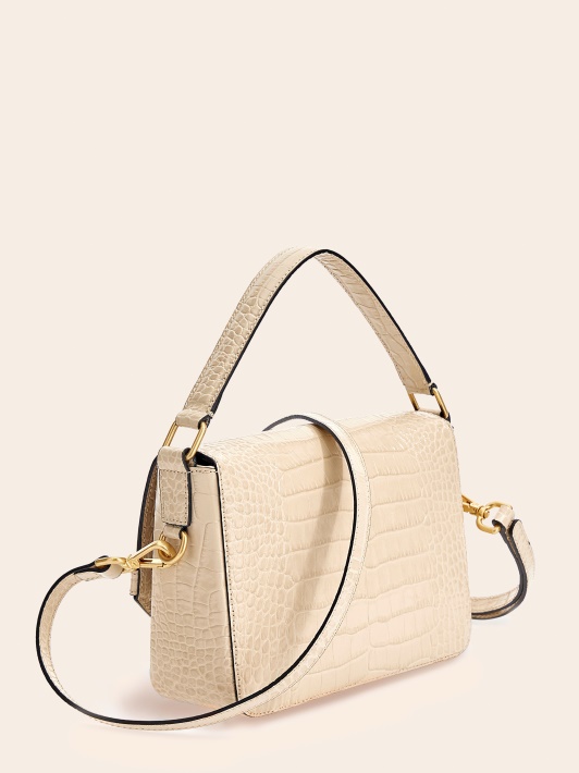 Balta Cristina Tikros Odos Crossbody Bag Spėlioti